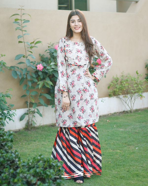 Sunset Gharara (2 piece)